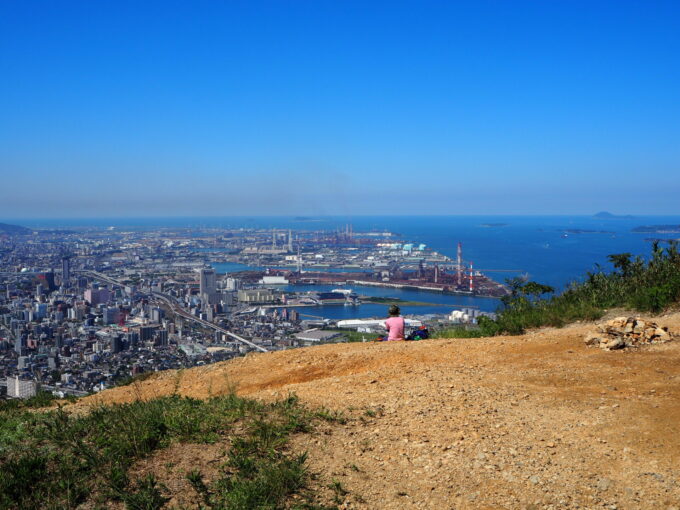 小文字山から見る北九州市の街並み